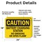 Signmission Battery Charging Station No Smoking Or Open Flames OSHA Caution Sign, Vinyl Decal, 24in x 18in, 2PK OS-2PACK-CS-D-1824-L-19115 - alternate 2
